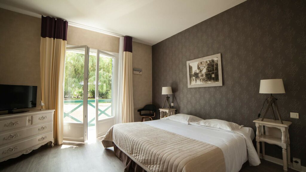 Chambre double jardin principale noirmoutier